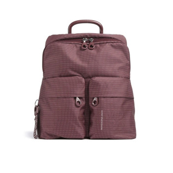 Borsa donna zainetto chiusura zip con due tasche Mandarina Duck MD 20 Grape