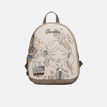 Borsa donna zainetto chiusura con patta stondato Anekke Olympia Multicolor