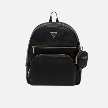 Borsa donna zainetto chiusura zip stondato Guess Power Play II Black