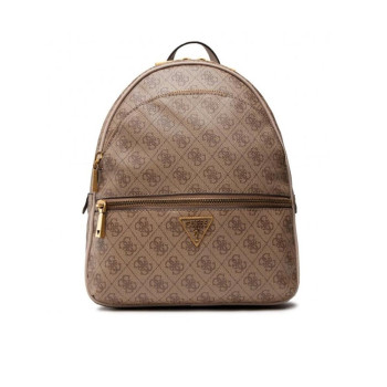 Borsa donna zainetto stondato Manhattan Guess HWSB6994330-Latte Logo Valigeria-it