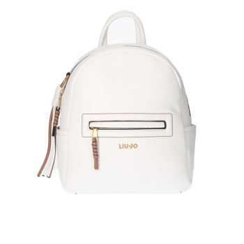 Borsa Donna Zainetto Stondato Sanura Liu Jo Off White  Valigeria.it