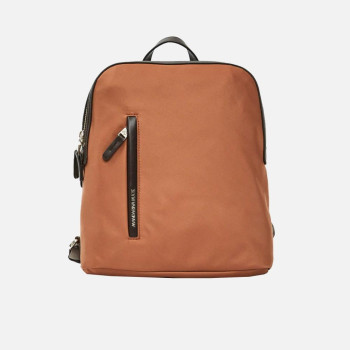 Borsa donna zainetto chiusura zip verticale small Mandarina Duck Hunter Pecan Nut