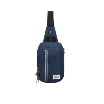 Borsello monospalla Brightup American Tourister MF8004-Navy Valigeria-it