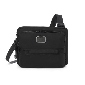 Borsello piatto con tasca davanti Tumi Alpha Bravo Black