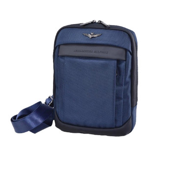 Borsello Tozzo Grande Target Aeronautica Militare Blu  Valigeria.it