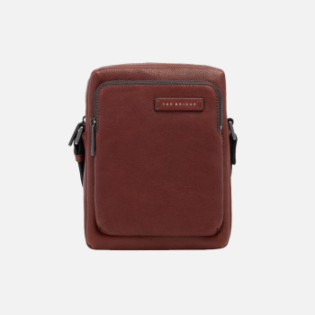 Borsello tozzo con tasca davanti The Bridge Ludovico Marrone