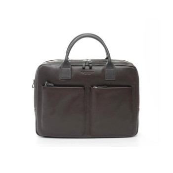 Cartella in Pelle 15.6 New York Spalding&Bros Testa Moro  Valigeria.it