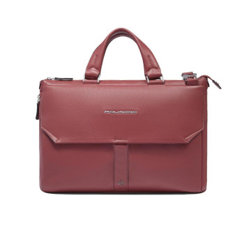 Cartella in pelle porta computer 14 Than Piquadro CA6698S135-Arancione Valigeria-it