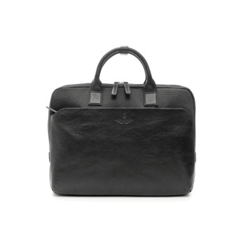 Cartella in Tessuto New Metropolitan Spalding&Bros Nero  Valigeria.it