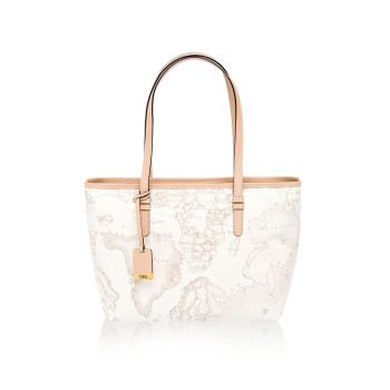 Borsa Donna Shopping Media | Alviero Martini 1^Classe Geo White | CD00661880900-Bianco