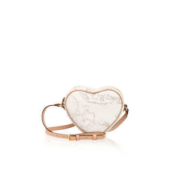 Borsa Donna Bandoliera a Cuore | Alviero Martini 1^Classe Geo White | CD04361880900-Bianco