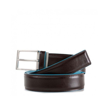 Cintura Uomo | Piquadro Impunture e Fibbia Sottile | CU4207B2-mogano