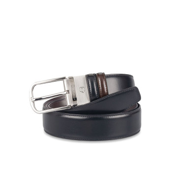 Cintura Uomo con fibbia ad ardiglione | Piquadro C11 | CU3049C11-Nero/Marrone