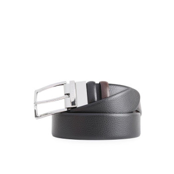 Cintura Uomo Piquadro Modus Nero Marrone  Valigeria.it
