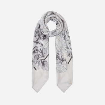 Foulard classico romantic grande flower Liu Jo Nero