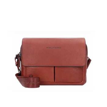 Messenger Piccola Black Square Cuoio  Valigeria.it