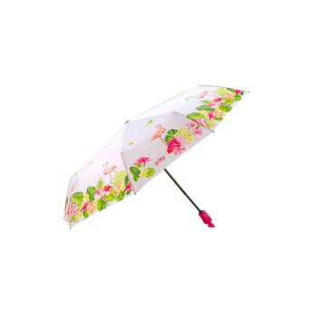 Ombrello Corto Antivento Flamingo Y-Dry White  Valigeria.it
