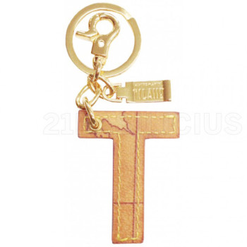 Portachiavi Alviero Martini 1^ Classe | Lettera T | Linea Geo Classic | P00T60000010