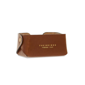 Scrivania accessorio porta biglietti da visita The Bridge Life Style Marrone/Oro