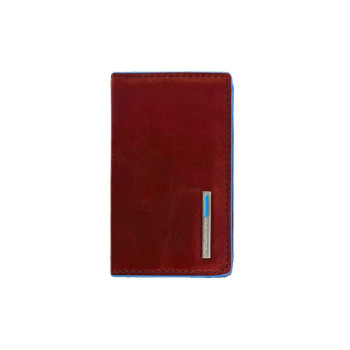 Porta biglietti rigido Piquadro Blue Square Rosso