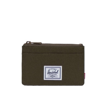 Porta Carte Credito Piatto Oscar Herschel Ivy Green  Valigeria.it