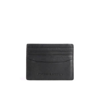 Porta Carte Credito Piatto Porsche Design Black  Valigeria.it