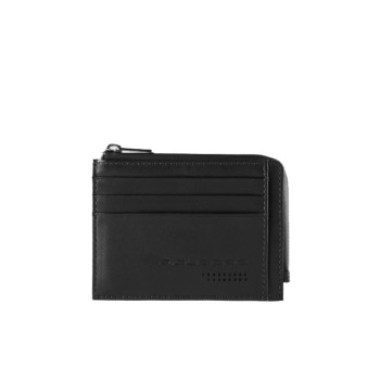 Porta Carte Credito Piatto Urban Piquadro Nero  Valigeria.it
