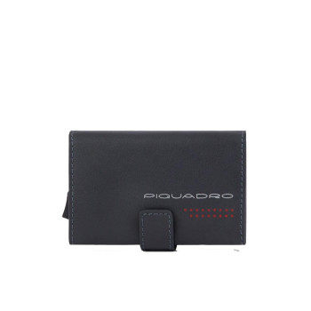 Porta Carte Credito Urban Piquadro GrigioNero  Valigeria.it