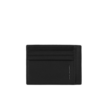 Porta Carte di Credito Piatto Modus Piquadro Nero  Valigeria.it