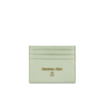 Porta carte di credito piatto Patrizia Pepe CQ7001L001G596-Soft Green Valigeria-it 