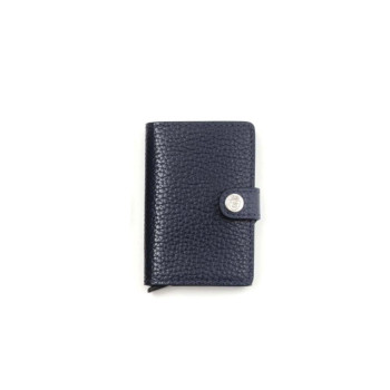 Porta Carte di Credito Slide Spalding&Bros Blu Navy  Valigeria.it