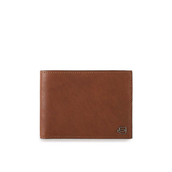 Portafoglio Uomo Porta documenti Porta monete | Piquadro Black Square | PU1392B3-Cuoio