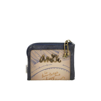 Portafoglio donna cerniera con patta Anekke Studio Multicolor