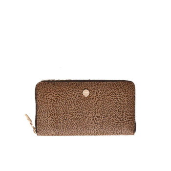 Portafoglio Donna Grande Borbonese Op NaturaleNero  Valigeria.it