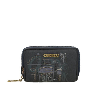 Portafoglio donna cerniera con patta Medio Anekke Boutique Multicolor