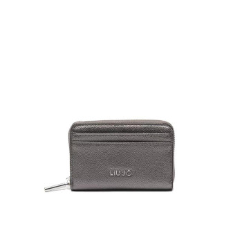 Portafoglio Donna Medio Caliwen Liu Jo Antracite Metallico  Valigeria.it