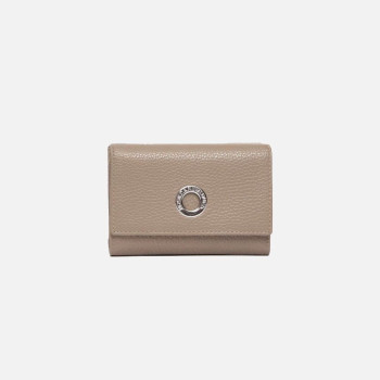 Portafoglio donna orizzontale con patta medio Mandarina Duck Mellow Warm Taupe