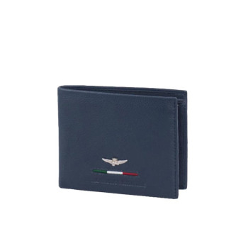Portafoglio Uomo Aeronautica Militare Blu  Valigeria.it