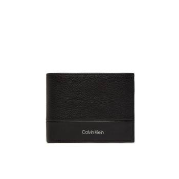 Portafoglio Uomo Orizzontale con Patta Calvin Klein Nero  Valigeria.it