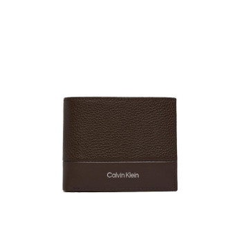 Portafoglio Uomo Orizzontale Semplice Calvin Klein Brown  Valigeria.it