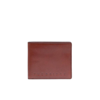 Portafoglio uomo orizzontale semplice The Bridge 014065011A-Marrone Valigeria-it