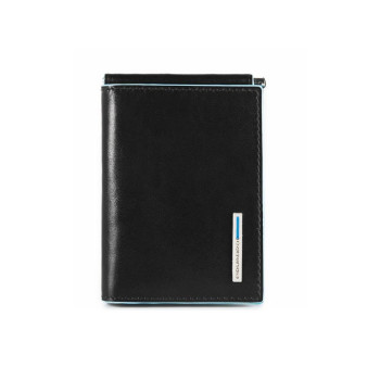 Portafoglio uomo porta dollari Piquadro Blue Square Nero