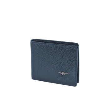 Portafoglio uomo quadrato Soft Aeronautica Militare AM180-Blu Valigeria-it