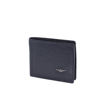 Portafoglio uomo quadrato Soft Aeronautica Militare AM180-Nero Valigeria-it