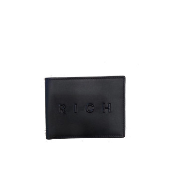Portafoglio Uomo Semplice John Richmond Black  Valigeria.it