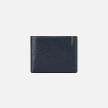 Portafoglio uomo orizzontale semplice Roncato Valigeria Liverpool Blu Navy