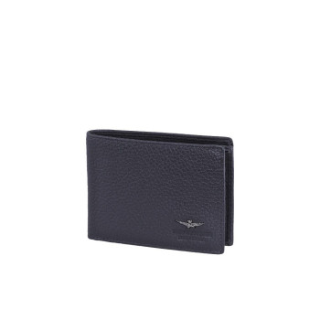 Portafoglio uomo semplice Soft Aeronautica Militare AM181-Nero Valigeria-it