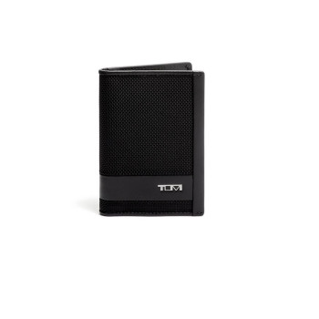 Portafoglio uomo verticale con porta documenti Tumi Alpha Slg Black