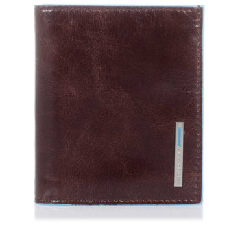 Portafoglio Piquadro | pelle | Linea Blue Square | PP1518B2-mogano (valigeria)