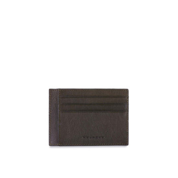Porta Carte di Credito Piatto | Piquadro Black Square | PP2762B3R-Testa Moro